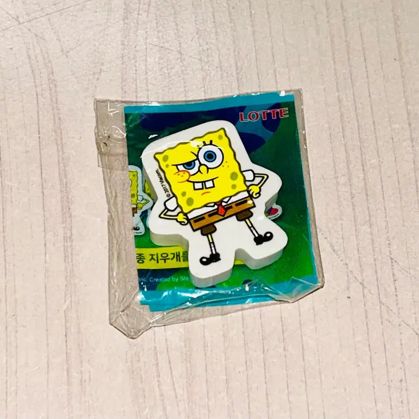 [BUNJANG] SpongeBob SquarePants Eraser (Sealed) / [미개봉] 네모바지 스펀지밥 지우개