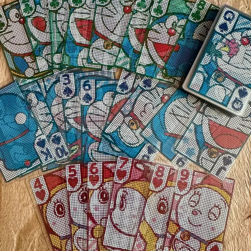[BUNJANG] Doraemon Transparent Poker Cards / 도라에몽 투명 포커카드
