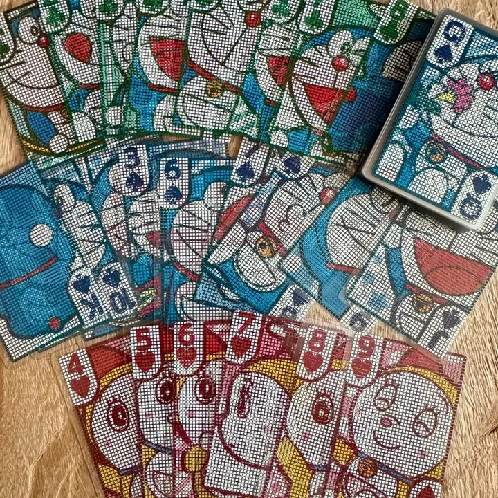 [BUNJANG] Doraemon Transparent Poker Cards / 도라에몽 투명 포커카드