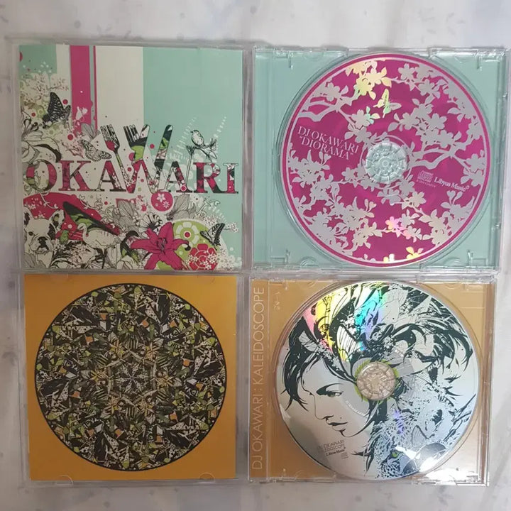 [BUNJANG] DJ Okawari Diorama &amp; Kaleidoscope Album Bundle Set / (일주일 내 없을 시 처분) DJ OKAWARI CD 일괄 판매