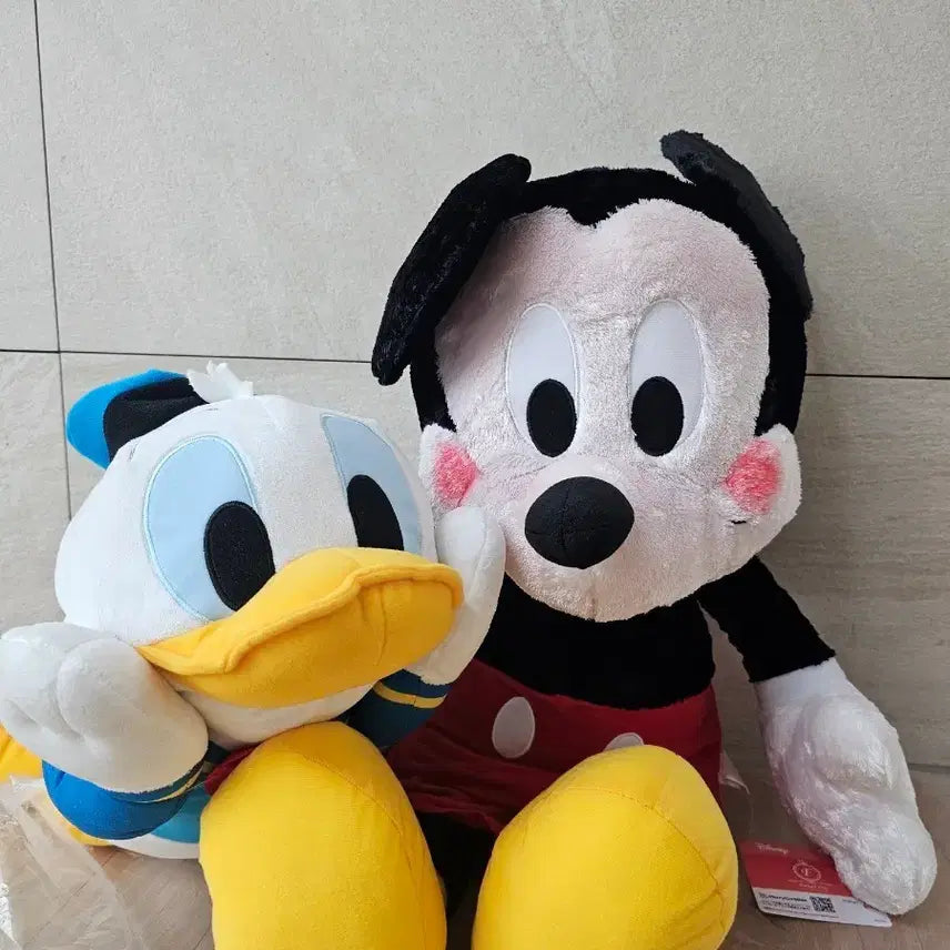 [BUNJANG] Disney Mickey Mouse &amp; Donald Duck Plush Dolls Bundle / 디즈니 미키마우스 도날드덕 봉제인형