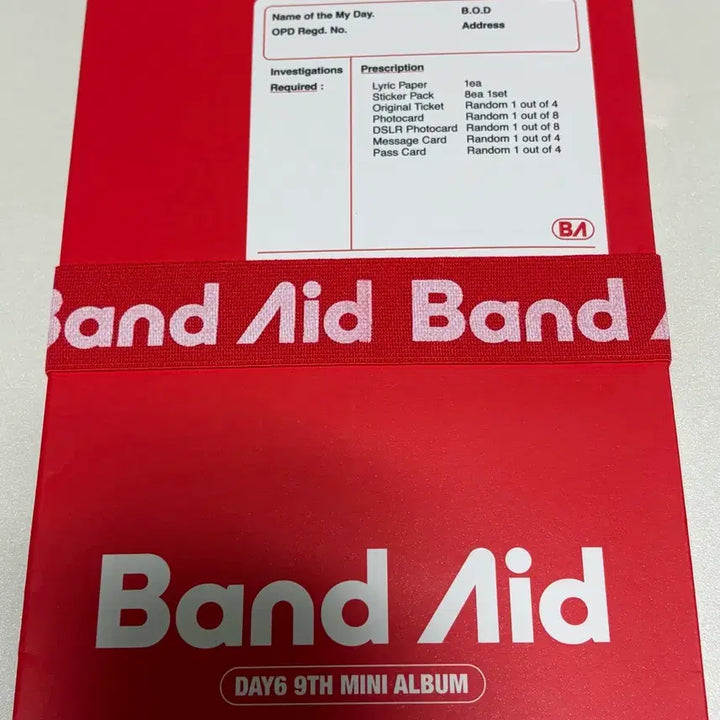 [BUNJANG] Day6 9th Album Band Aid / 데이식스 9집 Band Aid 앨범