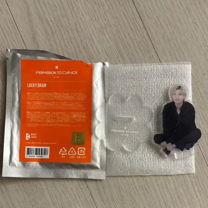 [BUNJANG] BTS Permission to Dance Lucky Draw Suga Photocard / 방탄 퍼투댄 럭드 슈가