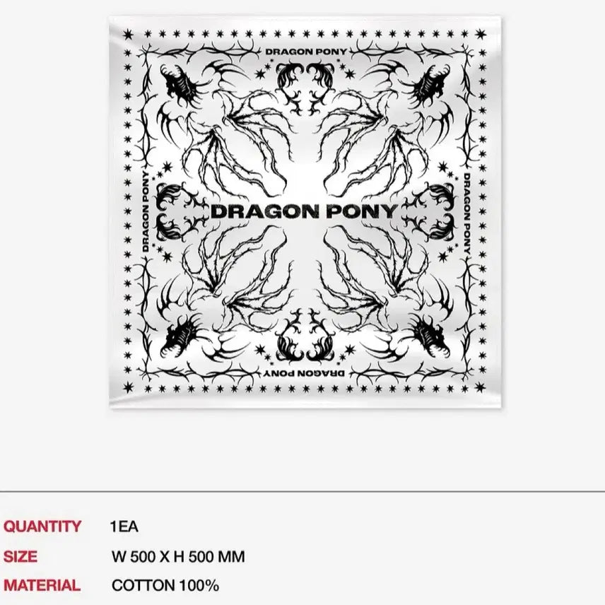 [BUNJANG] DragonPony Bandana / 드래곤포니  md 반다나