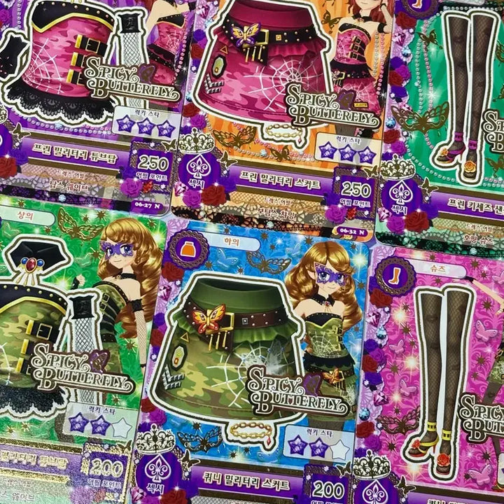 [BUNJANG] Aikatsu Masquerade Print Military Set &amp; Queenie Military Full Set / 아이엠스타 아이카츠 마스커레이드 한판 세트 판매!!