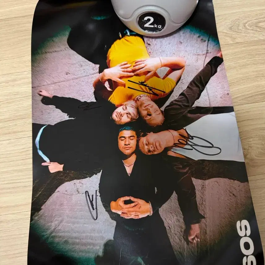 [BUNJANG] 5 Seconds of Summer Signed Poster / 5 Seconds of Summer 포스터