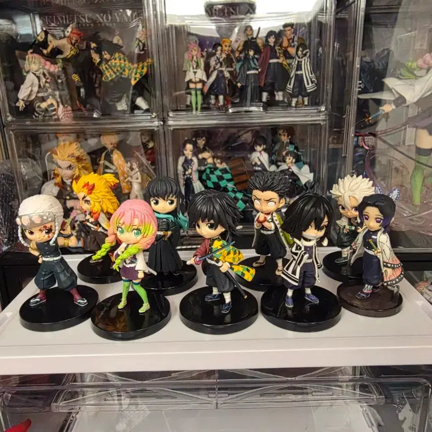 [BUNJANG] Demon Slayer Qposket Figure Set (9 Types) / 귀멸의 칼날 Qposket 피규어 주 9종 세트