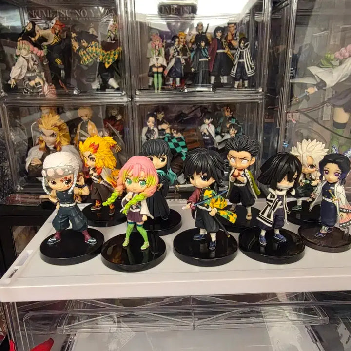 [BUNJANG] Demon Slayer Qposket Figure Set (9 Types) / 귀멸의 칼날 Qposket 피규어 주 9종 세트