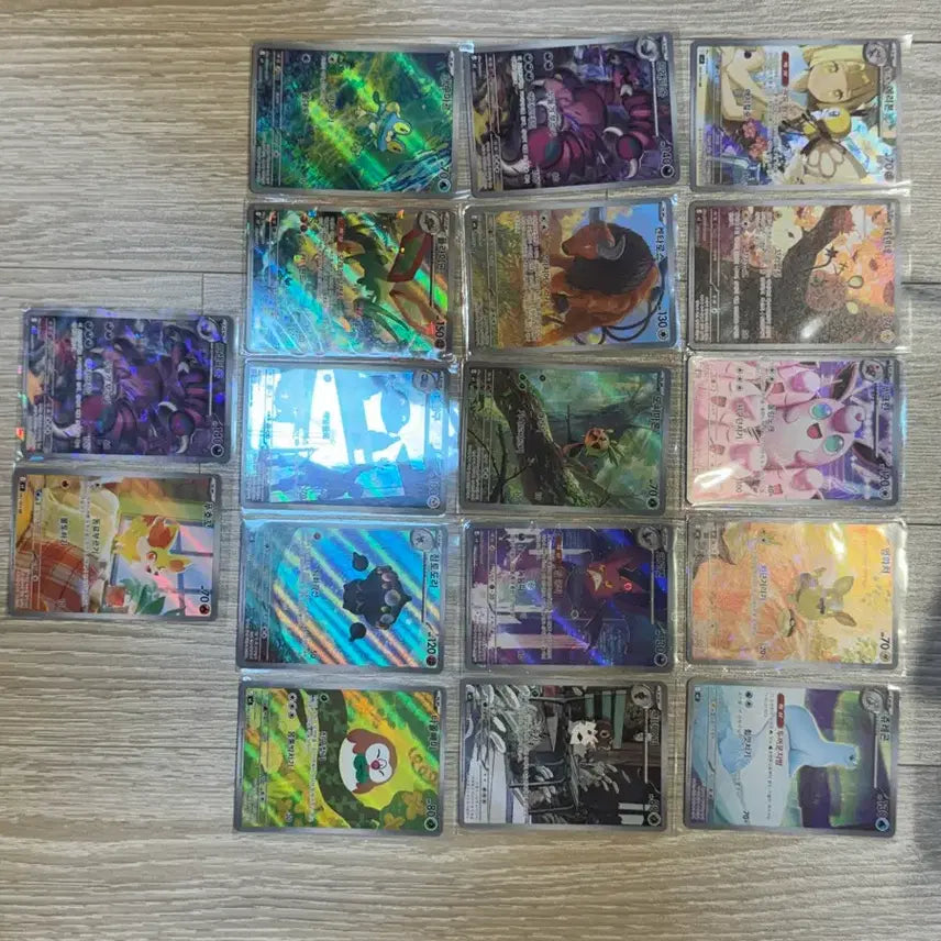 [BUNJANG] Pokemon Card AR 17 Types Bundle Set / 포켓몬카드 ar 17종 일괄판매