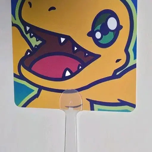 [BUNJANG] Digimon Adventure Agumon Fan Soul Chaser Funexpo / 디지몬 어드벤처 아구몬 부채 소울체이서 펀엑스포