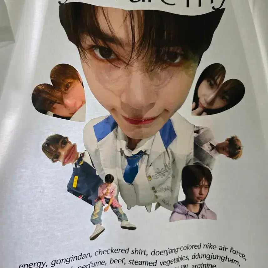 [BUNJANG] Sung Hanbin Mungcat Youth Comic Reverse Fan Service T-Shirt / 성한빈 멍캣 청춘만화 역조공 티셔츠
