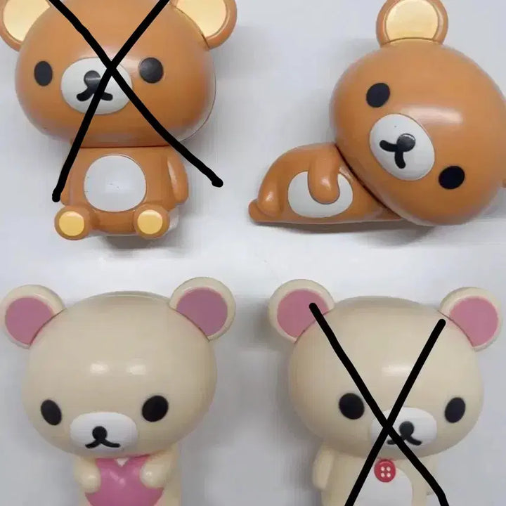 [BUNJANG] Classic Rilakkuma Korilakkuma Kapukara Gacha Figures / 고전 코리락쿠마 리락쿠마 카푸캬라 가챠 피규어