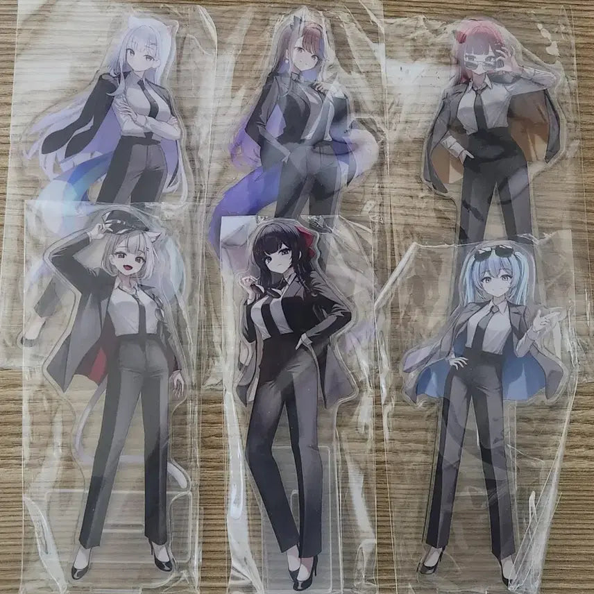 [BUNJANG] Straylive Business Look Acrylic Stand Set / 스텔라이브 정장룩 아크릴 스탠드 6종