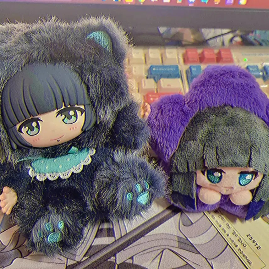 [BUNJANG] Bocchi the Rock! PA-san Eaki Rabubu Flower Plush Keychain Bundle / 봇치더락 PA씨 EAKI 라부부 꽃 인형 키링 일괄 판매해요