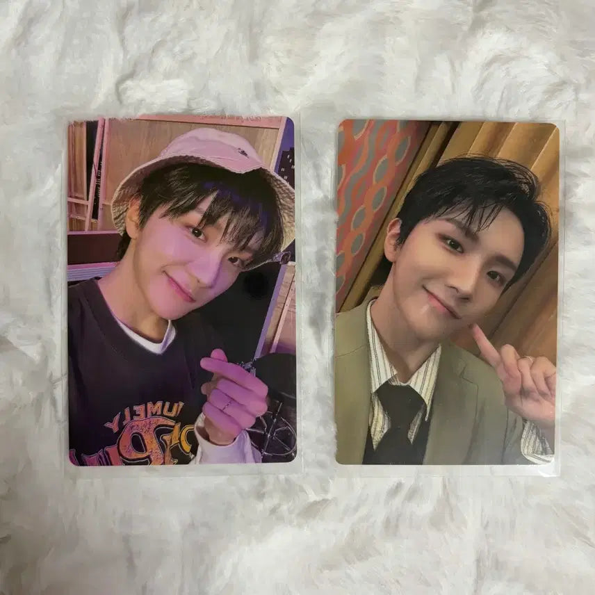 [BUNJANG] BOYNEXTDOOR Woonghee Bundle Set Photocard / 보넥도 2025 시즌그리팅 운학 포카 일괄 양도합니다