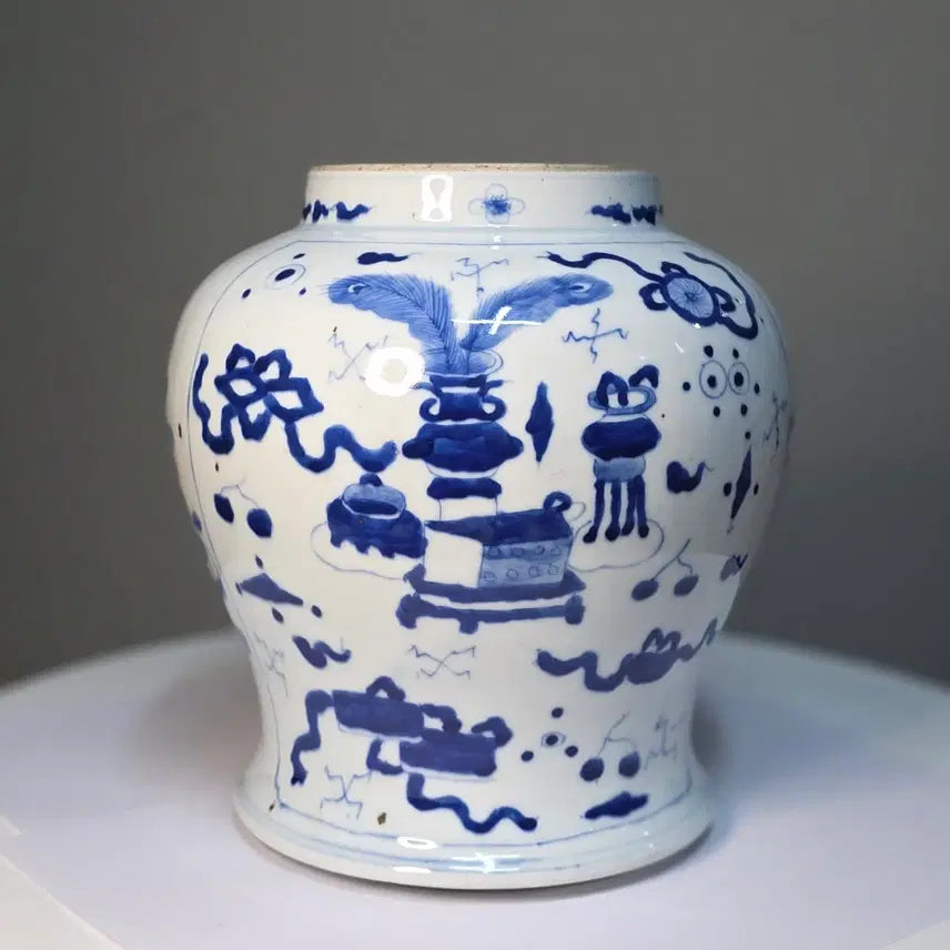 [BUNJANG] Korean Celadon Porcelain Tea Caddy with &