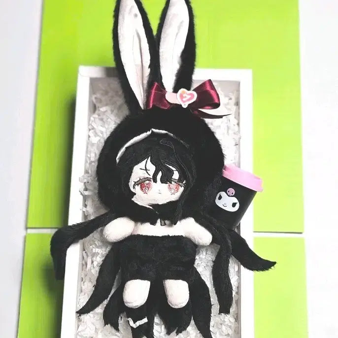 [BUNJANG] 10cm Black Rabbit Hat / 10cm 블랙 토끼모자