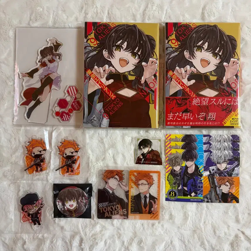 [BUNJANG] Tokyo Aliens Meimei Natsuki Touya Acrylic Stand, Photocard, Manga, Can Badge, Dress Up Set / 도쿄에일리언즈 도엘리 메이메이 나츠키 토우야 아크릴스탠드 포토카드 만화책 캔뱃지 드레스업