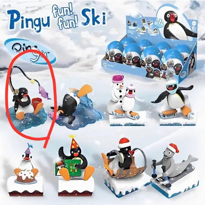 [BUNJANG] Pingu Real Life Winter Figure / 핑구 리어라이프 겨울 피규어