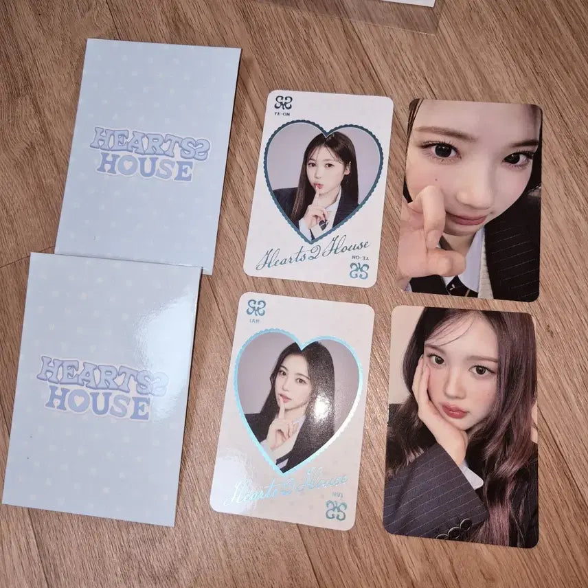 [BUNJANG] Hatsu to Hearts Fanmeeting Bundle Set Trading Cards Ian Eina Jiu Yeoun / 일괄 하츠투하츠 팬미팅 포토카드 포카 트래이딩 카드 이안 에이나 지우 예온