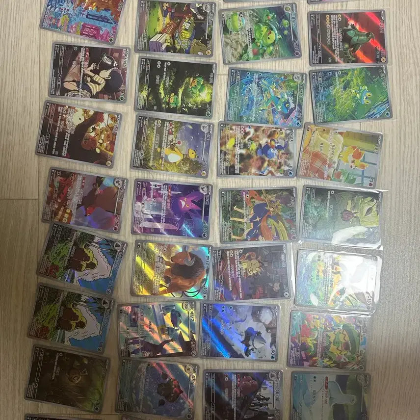 [BUNJANG] Pokemon AR Cards and Item Cards Bundle Set / 포켓몬 카드 ar 34장 아이템2장 일괄 급쳐