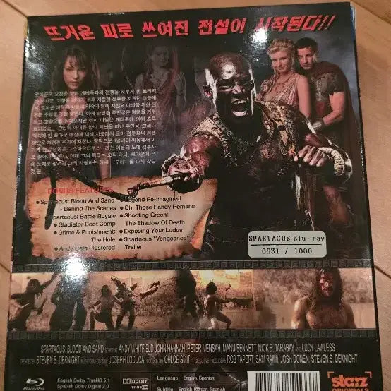 [BUNJANG] Spartacus Blu-ray 2-Set Bundle / 스파르타쿠스 블루레이 2종세트 일괄