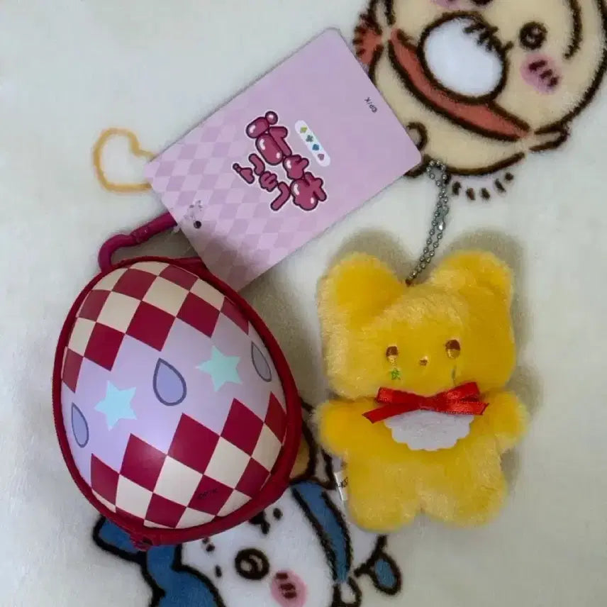 [BUNJANG] Cardcaptor Sakura: Clear Card Arc (Shugo Al) Pouch, Petanko Tapinui Set / 캐릭캐릭체인지 쿠스쿠스 수호알 파우치 페탄코 타피누이 세트