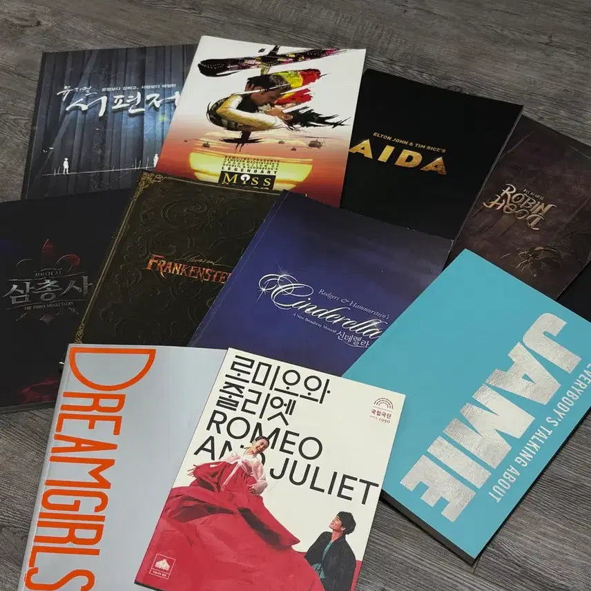[BUNJANG] Musical &amp; Theater Program Book Collection (11 Volumes) / 뮤지컬&amp; 연극 프로그램북 11권