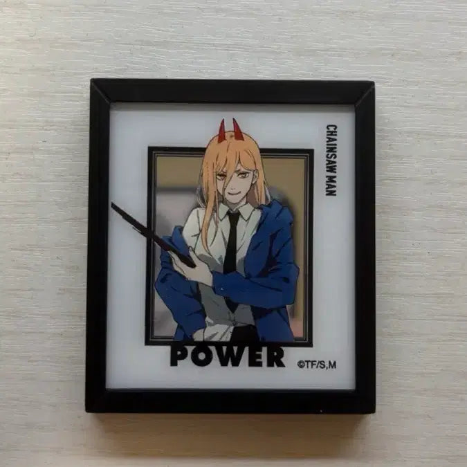 [BUNJANG] Chainsaw Man Trading Frame Magnet - Power (A Ver.) / 체인소맨 트레이딩 프레임 마그넷 미러 대교류전 일러스트 파워 A