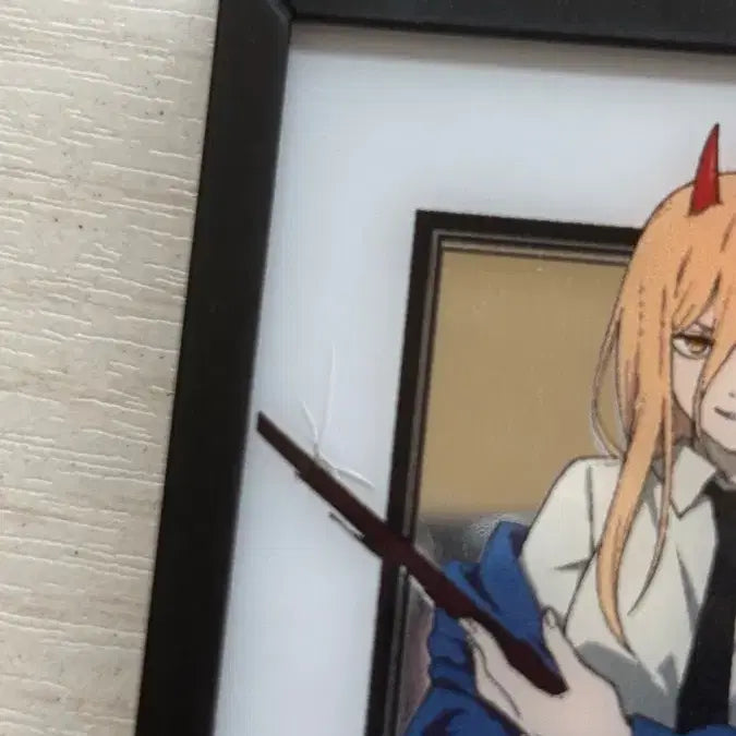 [BUNJANG] Chainsaw Man Trading Frame Magnet Power (Dai Koryu Sen Illustration Ver.) / 체인소맨 트레이딩 프레임 마그넷 미러 대교류전 일러스트 파워 B