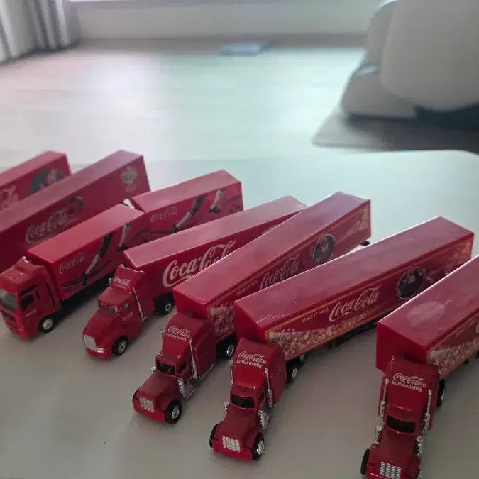 [BUNJANG] Coca-Cola Truck Miniature Set / 코카콜라 트럭 미니카 일괄