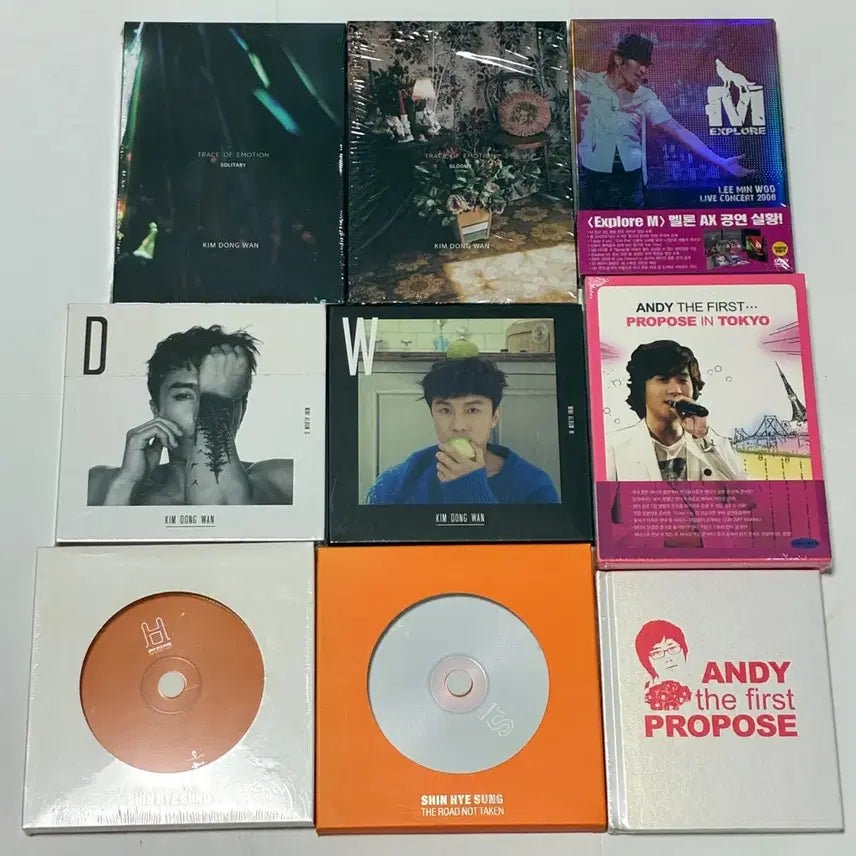 [BUNJANG] Shinhwa (Shin Hye Sung, Lee Min Woo, Andy, Kim Dong Wan) Album DVD Bundle Set / 신화 신혜성 이민우 앤디 김동완 앨범 DVD 일괄 판매