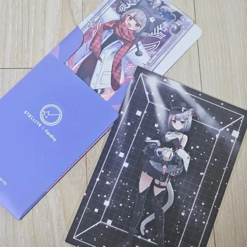 [BUNJANG] Stellive Siro 2023 Winter AGF Tarot Card + Postcard Set / 2023 스텔라이브 12 윈터 agf 시로 타로 카드 + 엽서