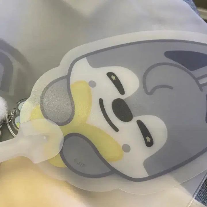 [BUNJANG] Stray Kids Bang Chan Stay Zone Gift Fan Pompom Keyring / 스트레이키즈 스키즈 스테이존 방찬 기프트 부채 폼폼키링