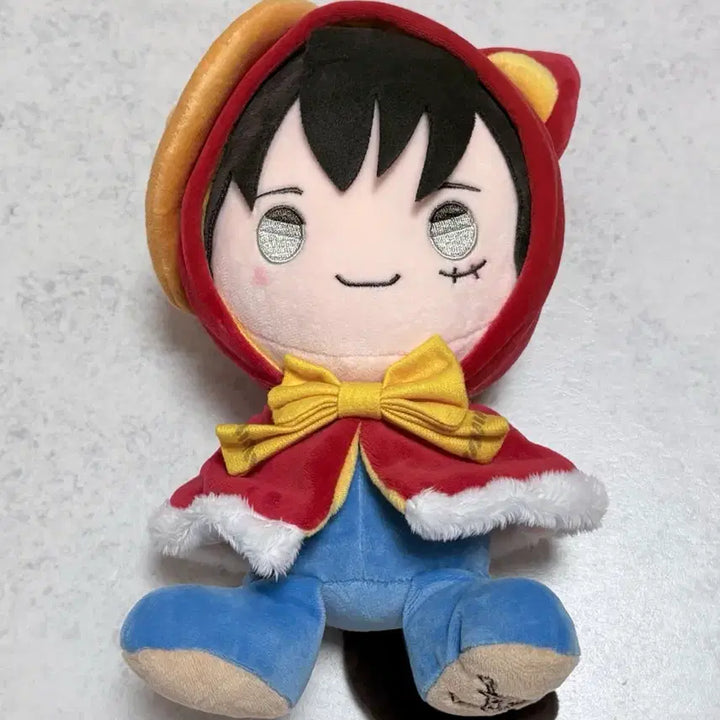 [BUNJANG] One Piece Luffy Chemopon Plush Doll / 원피스 루피 케모폰 케모퐁 누이 인형