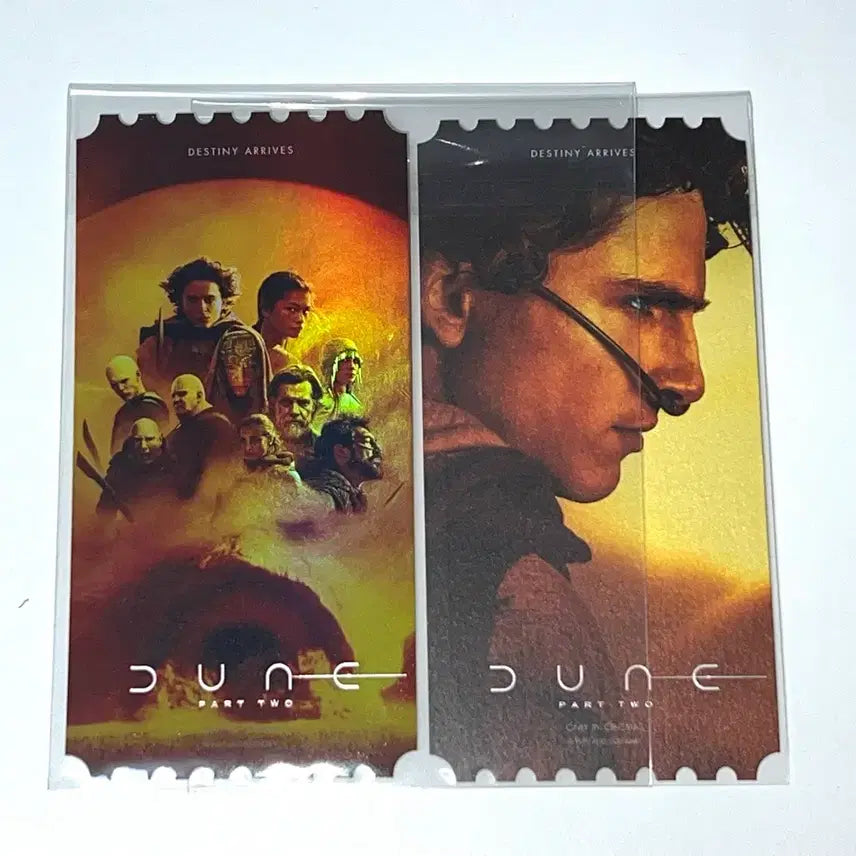 [BUNJANG] Dune: Part Two Megabox Original Ticket Bundle Set - Timothée Chalamet / [일괄] 듄 파트2 메가박스 오리지널 티켓 특전 티모시샬라메