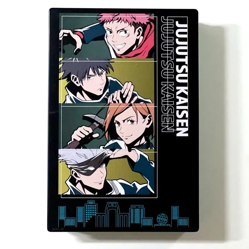 [BUNJANG] Jujutsu Kaisen Universal Studios Japan Collaboration Tin Case (Gojo, Fushiguro, Itadori, Kugisaki) / 주술회전 유니버셜 스튜디오 재팬 콜라보 틴케이스 고죠 메구미 유지 노바라