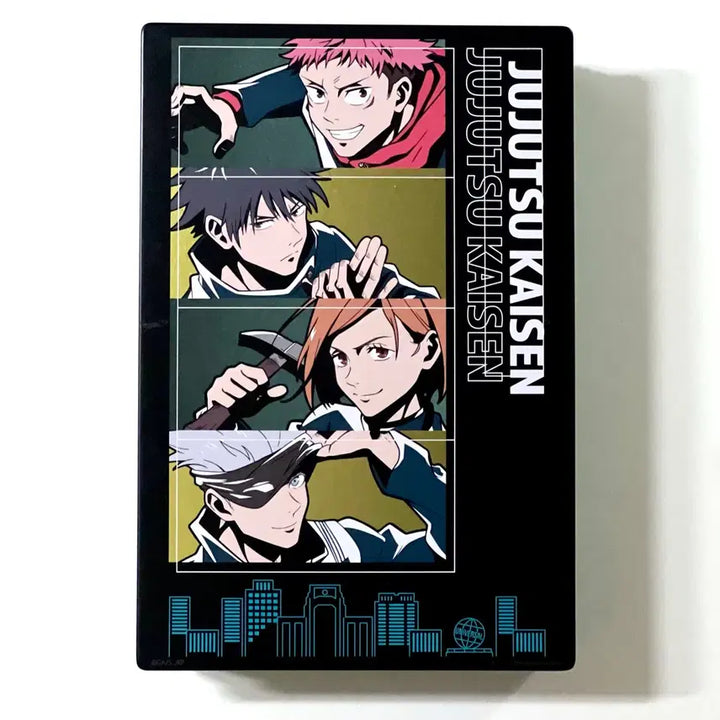 [BUNJANG] Jujutsu Kaisen Universal Studios Japan Collaboration Tin Case (Gojo, Fushiguro, Itadori, Kugisaki) / 주술회전 유니버셜 스튜디오 재팬 콜라보 틴케이스 고죠 메구미 유지 노바라