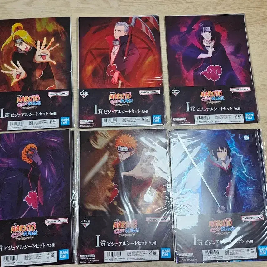 [BUNJANG] Naruto Ichiban Kuji Prize I Full Set (6 Variants, No Duplicates) / 나루토 제일복권 i상 6종 노중복 전종 세트 팝니다