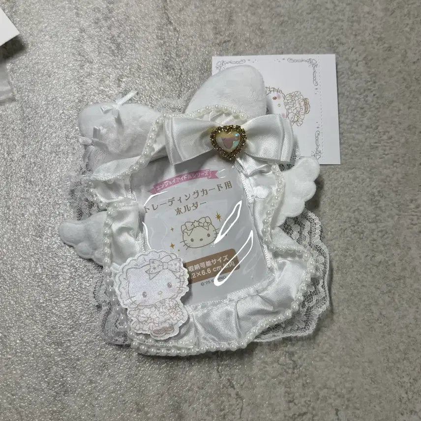 [BUNJANG] Hello Kitty White Lace Card Holder / 정리중)) 헬로키티 카드홀더 화이트 레이스 포카