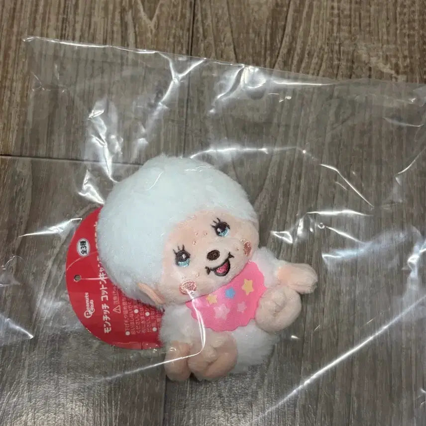 [BUNJANG] Cotton Candy Monchhichi Plush Doll (Peanuts Club Prize) / 코튼캔디 몬치치 봉제 인형 (피너츠클럽 프라이즈)