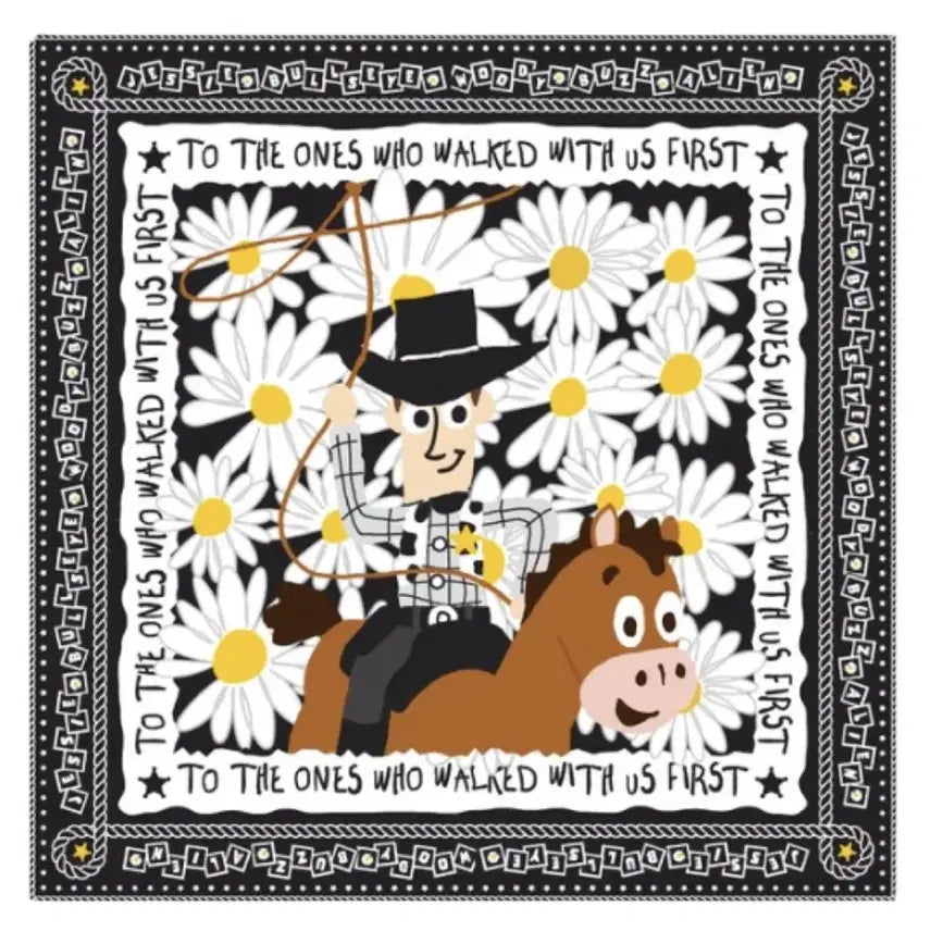 [BUNJANG] PEACEMINUSONE x Toy Story The First Fan Scarf Cotton / 피스마이너스원 x 토이 스토리 더 퍼스트팬 스카프 01 코튼
