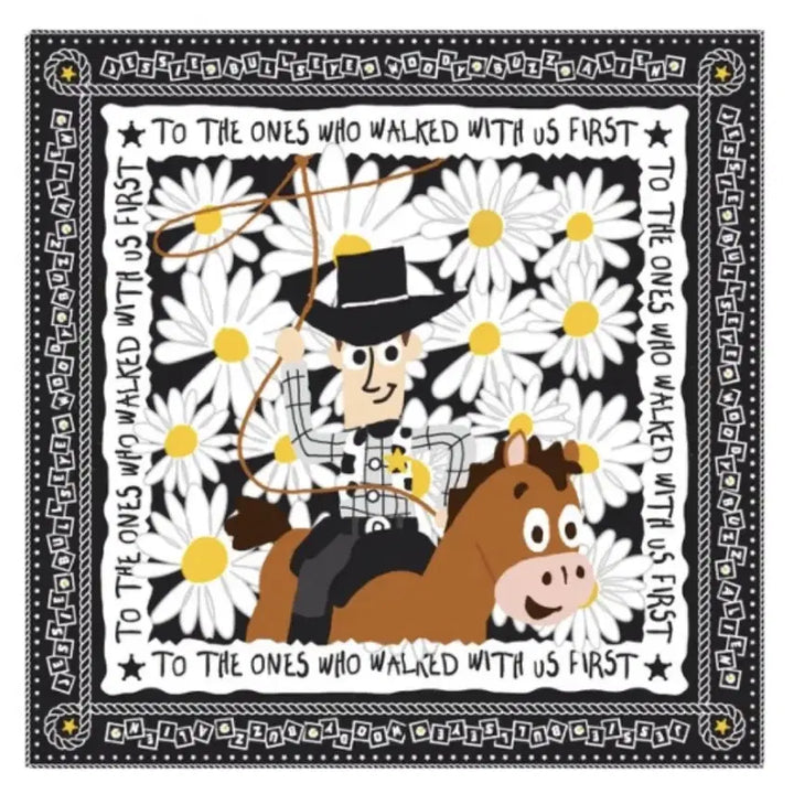 [BUNJANG] PEACEMINUSONE x Toy Story The First Fan Scarf Cotton / 피스마이너스원 x 토이 스토리 더 퍼스트팬 스카프 01 코튼