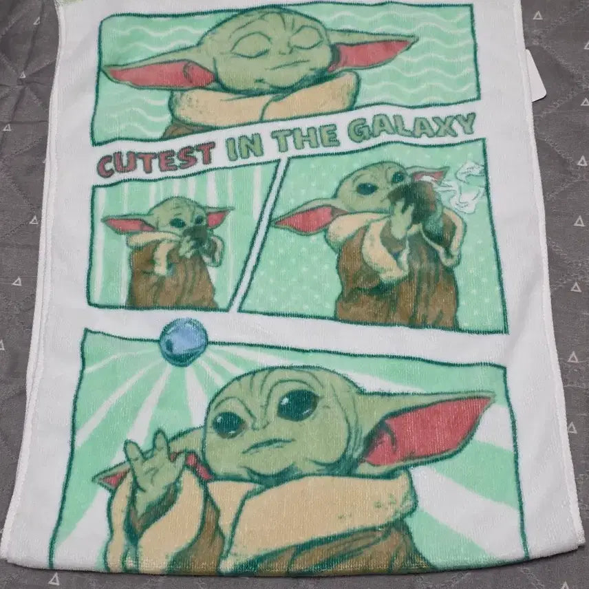 [BUNJANG] Star Wars The Mandalorian Grogu Towel / 스타워즈 만달로리안 그로구 타올 굿즈