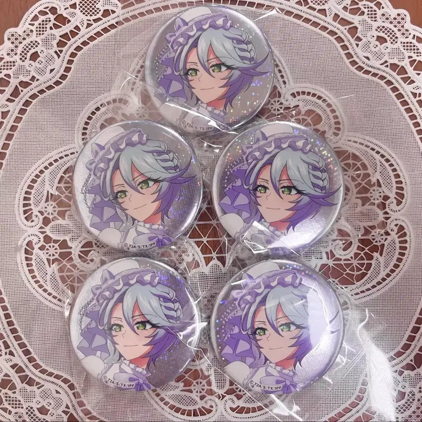 [BUNJANG] Pripara Shikyoin Hibiki Prince Gray Can Badge Bundle Set / 프리파라 라파리 시쿄인 히비키 프린스 그레이 캔뱃지