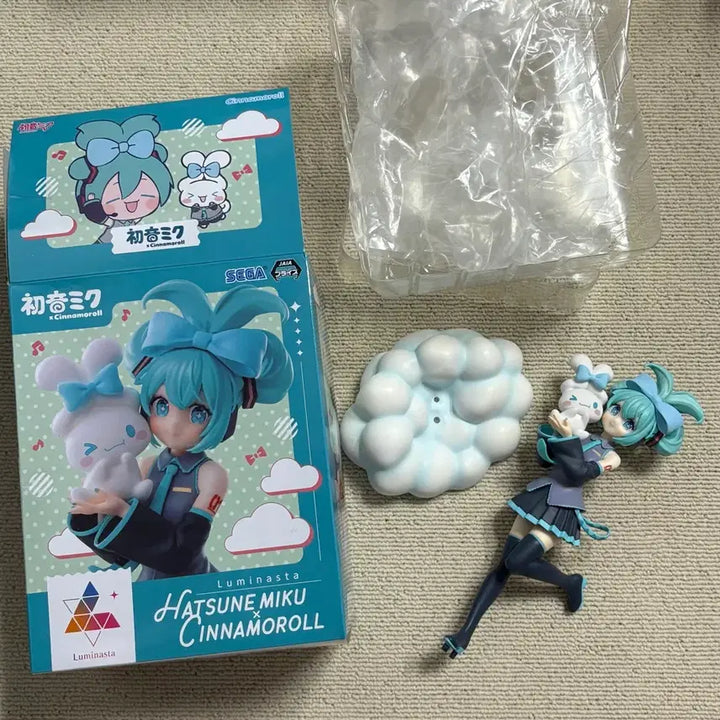 [BUNJANG] Hatsune Miku x Cinnamoroll Luminasta Figure / 하츠네 미쿠 시나모롤 루미나스타 피규어 산리오 프로세카 보컬로이드 보카로