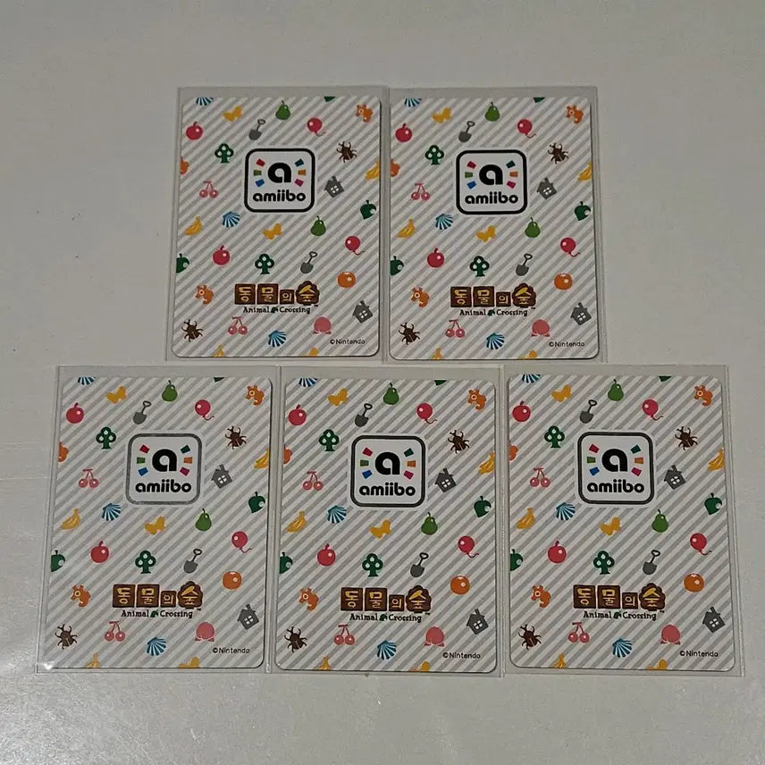 [BUNJANG] Animal Crossing Amiibo Card Series 5 Bundle Set / 모여봐요 동물의숲 정품 아미보 카드 5탄 (일괄)