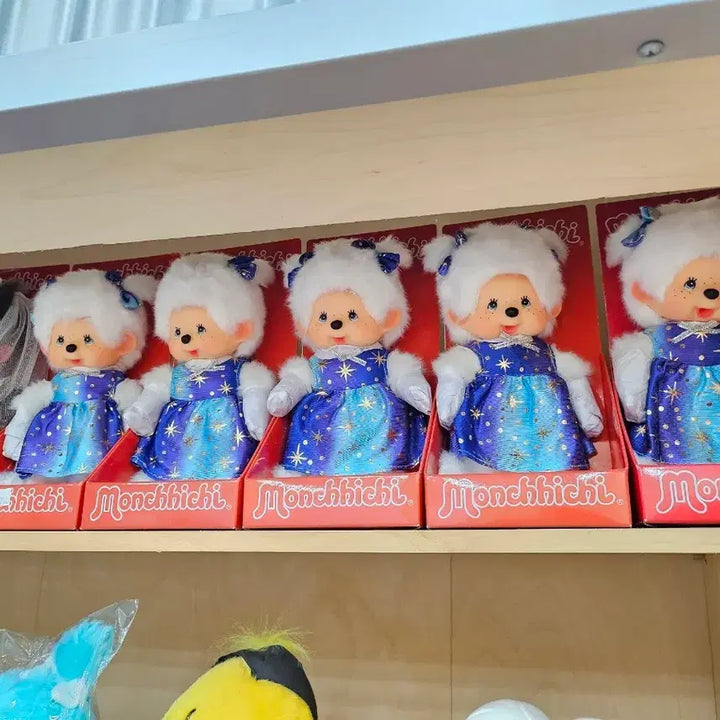 [BUNJANG] Starlight Monchhichi Elsa Dress Plush Doll / 스타라이트 몬치치 엘사 몬치치 유럽 몬치치