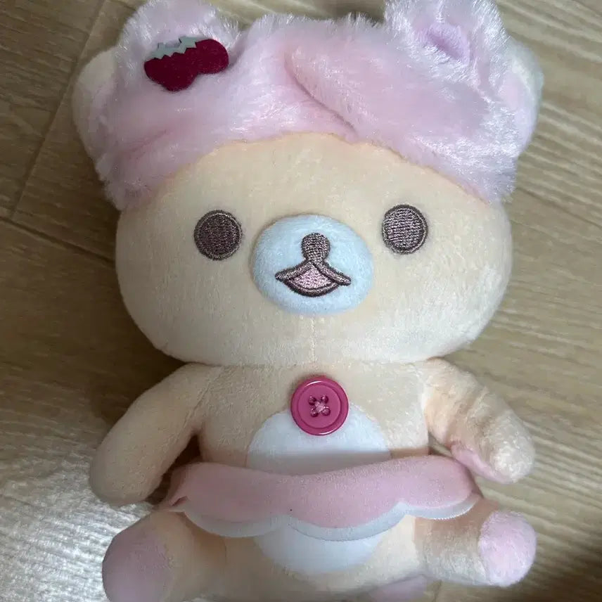 [BUNJANG] Rilakkuma Strawberry Cat Plush / 코리락쿠마 스트로베리캣