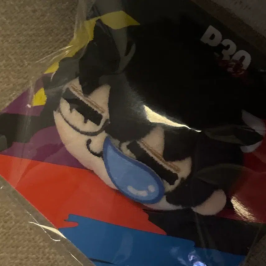 [BUNJANG] Persona 5 Protagonist (Joker) Nui Doll, Keyring, and Badge Bundle Set / 일괄) 페르소나 5 부쿠부 조커 주인공 누이 인형 키링 뱃지